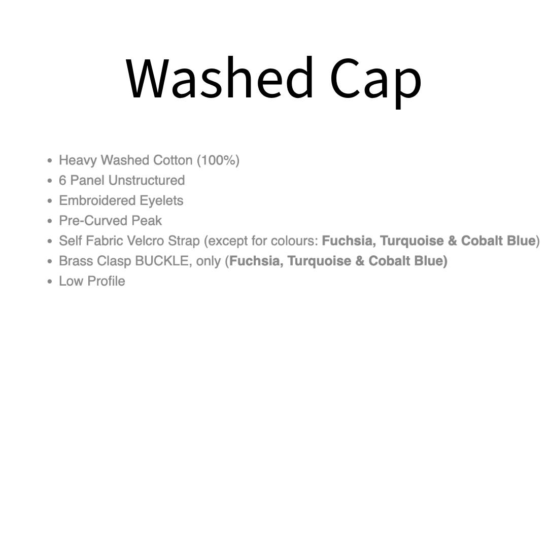 Prime washed cap